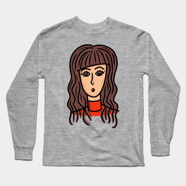 Angie Long Sleeve T-Shirt by loeye